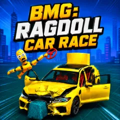 Play BMG: Ragdoll Car Race Game